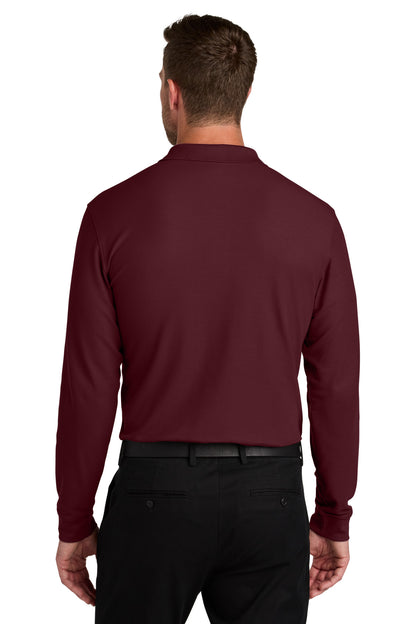 Custom Embroidered Port Authority Polos/Knits in Burgundy