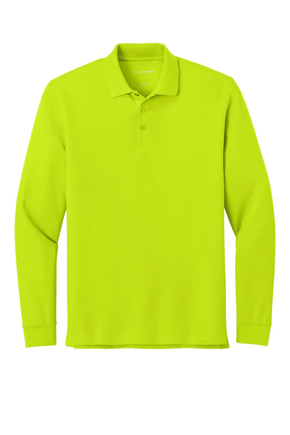 Custom Embroidered Port Authority Polos/Knits in Neon Yellow