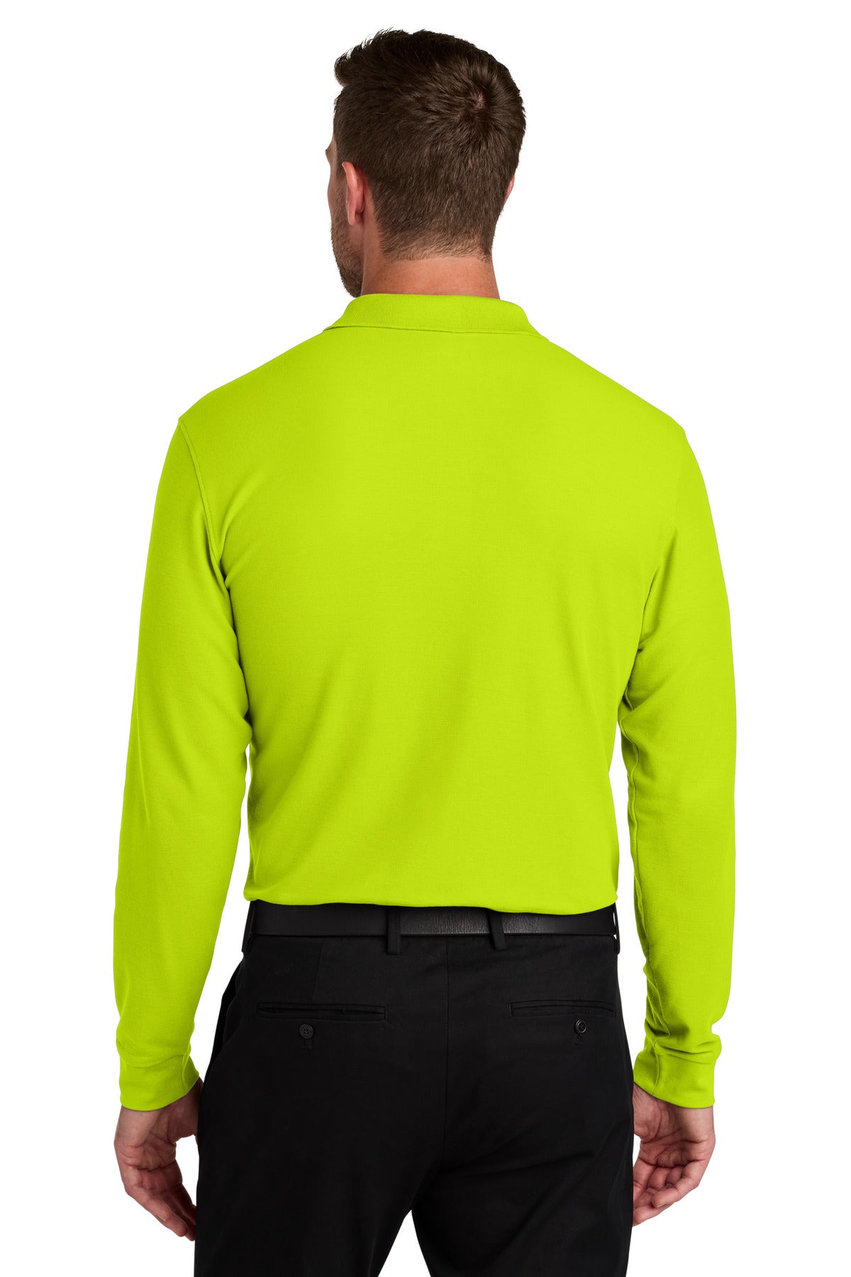 Custom Embroidered Port Authority Polos/Knits in Neon Yellow