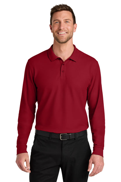 Custom Embroidered Port Authority Polos/Knits in Rich Red