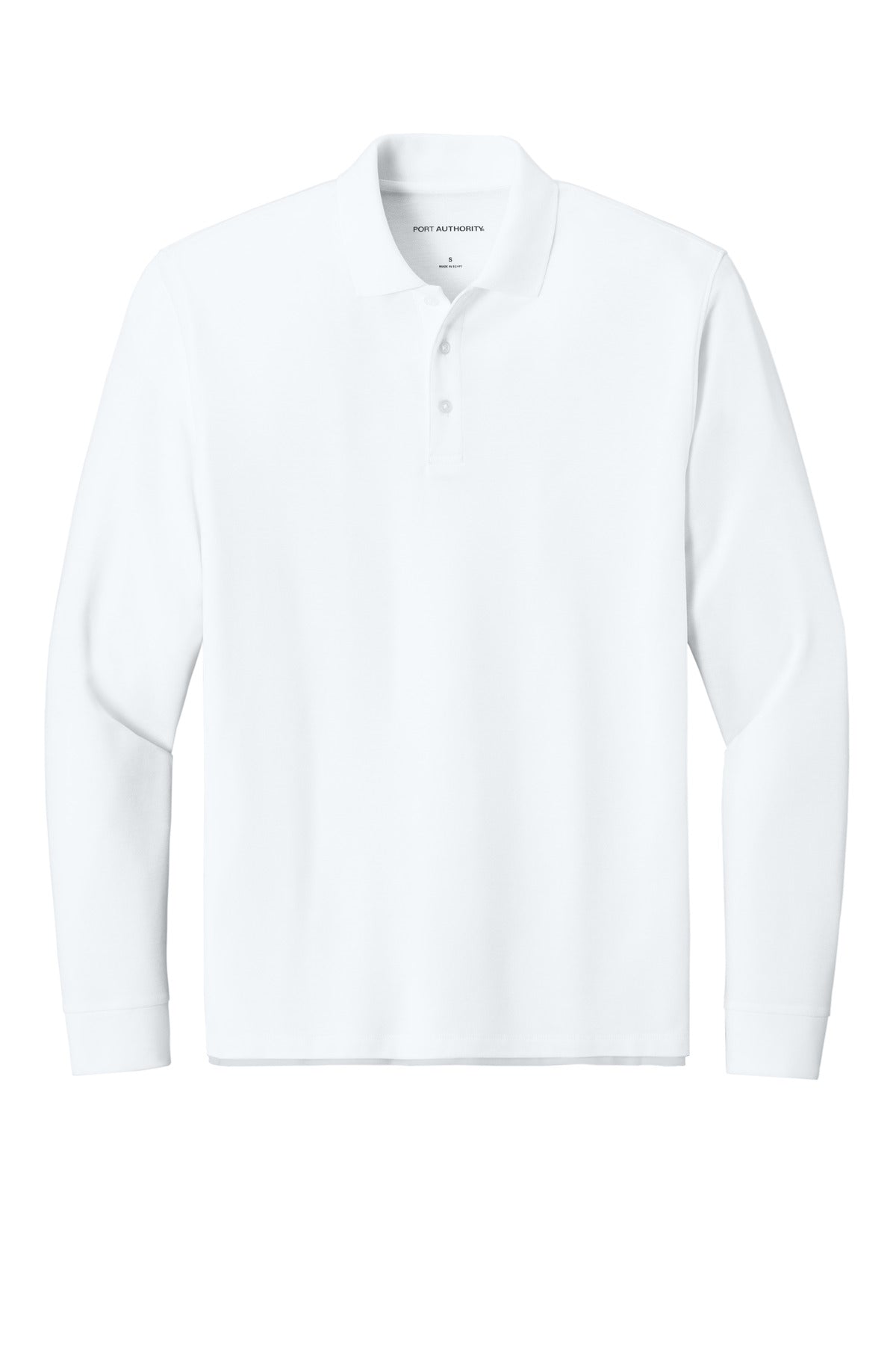 Custom Embroidered Port Authority Polos/Knits in White