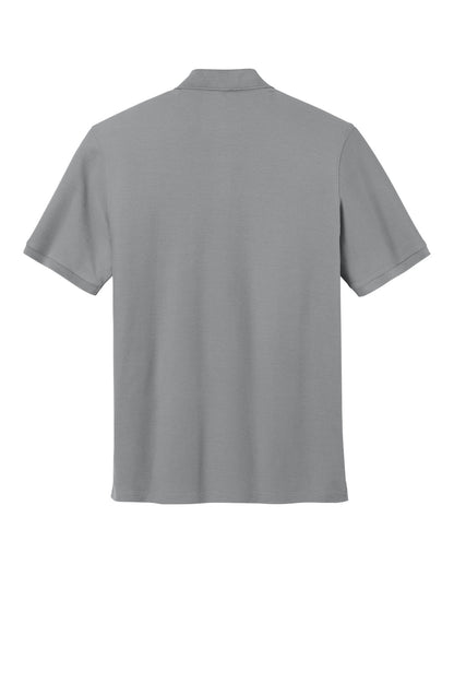 Custom Embroidered Port Authority Polos in Gusty Grey