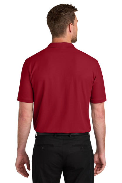 Custom Embroidered Port Authority Polos in Rich Red