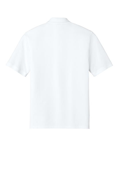 Custom Embroidered Port Authority Polos in White