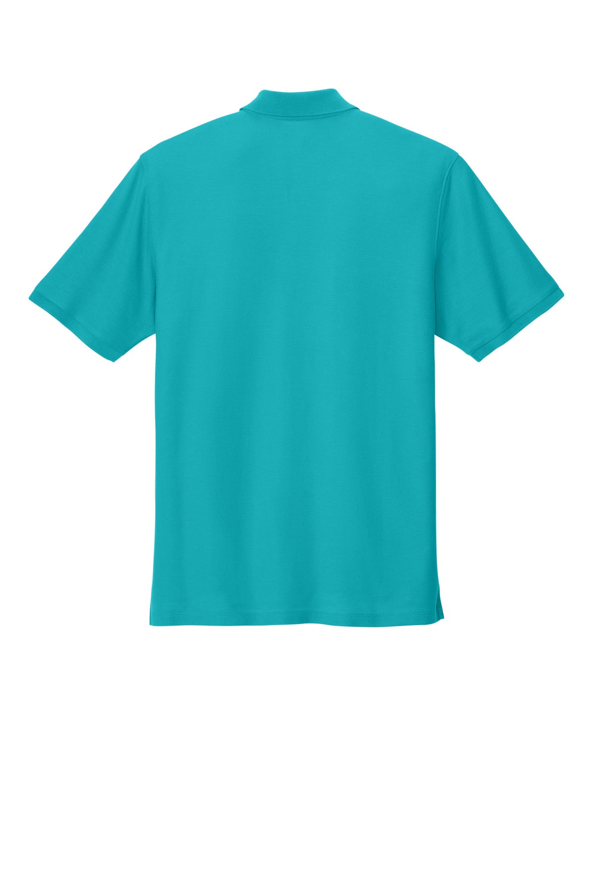 Custom Embroidered Port Authority Polos in Aquamarine