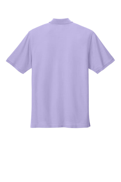 Custom Embroidered Port Authority Polos in Bright Lavender