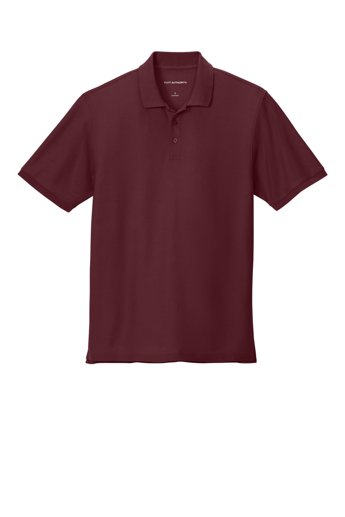 Custom Embroidered Port Authority Polos in Burgundy