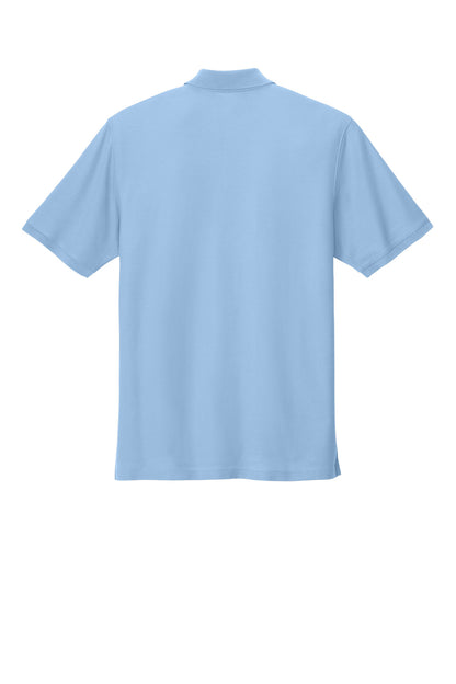 Custom Embroidered Port Authority Polos in Cloud Blue