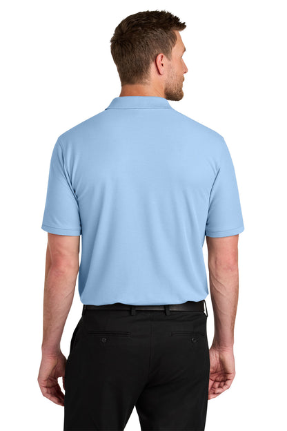 Custom Embroidered Port Authority Polos in Cloud Blue