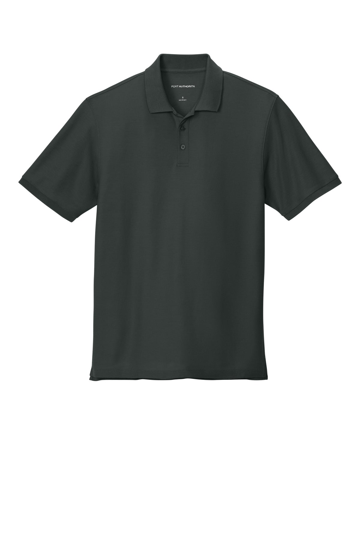 Custom Embroidered Port Authority Polos in Grey Smoke