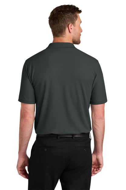 Custom Embroidered Port Authority Polos in Grey Smoke