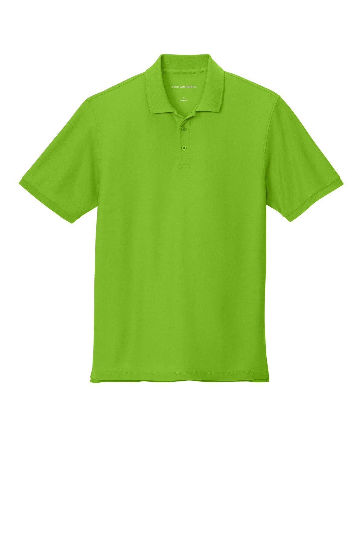 Custom Embroidered Port Authority Polos in Lime