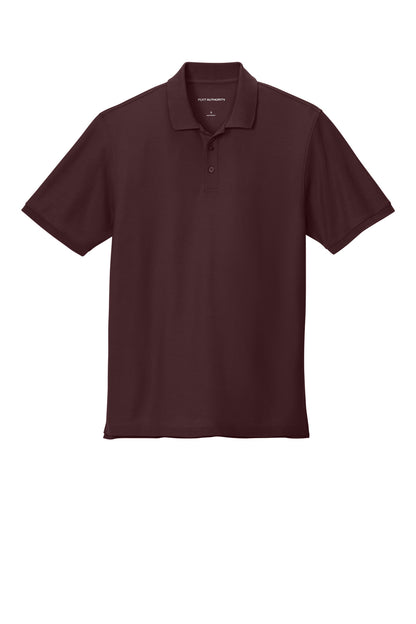 Custom Embroidered Port Authority Polos in Maroon