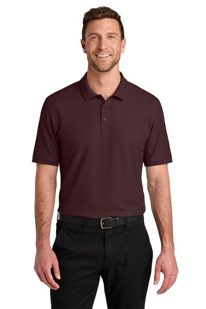 Custom Embroidered Port Authority Polos in Maroon