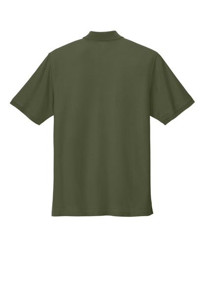 Custom Embroidered Port Authority Polos in Olive Drab Green