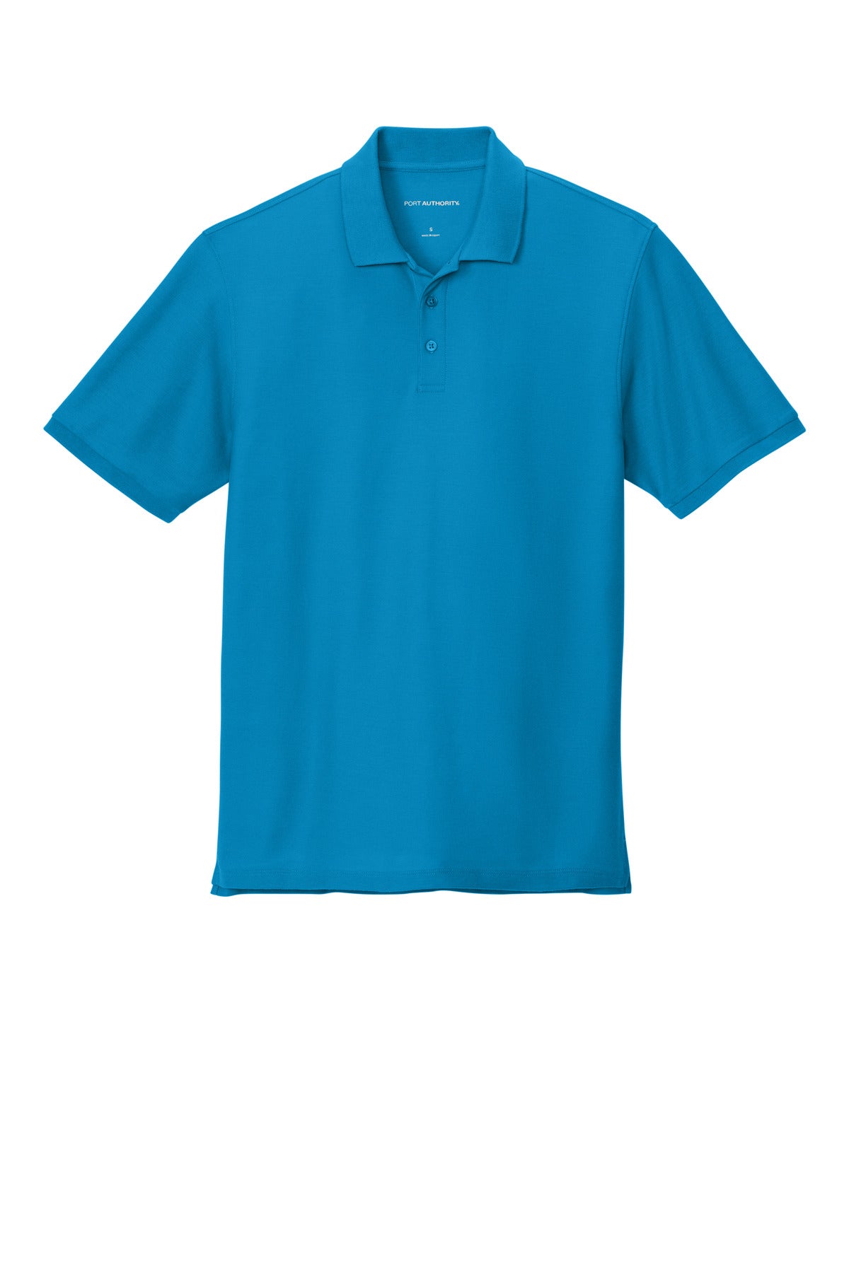 Custom Embroidered Port Authority Polos in Parcel Blue