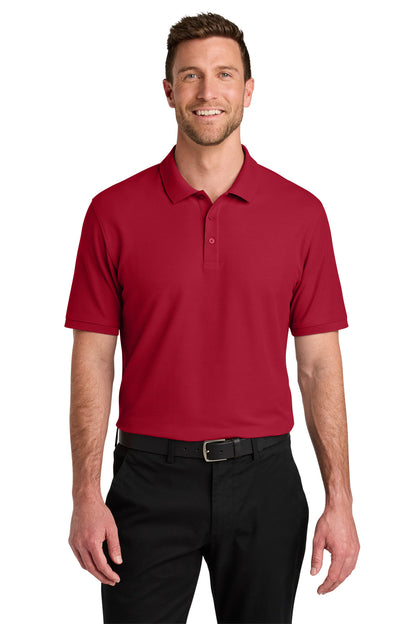 Custom Embroidered Port Authority Polos in Red