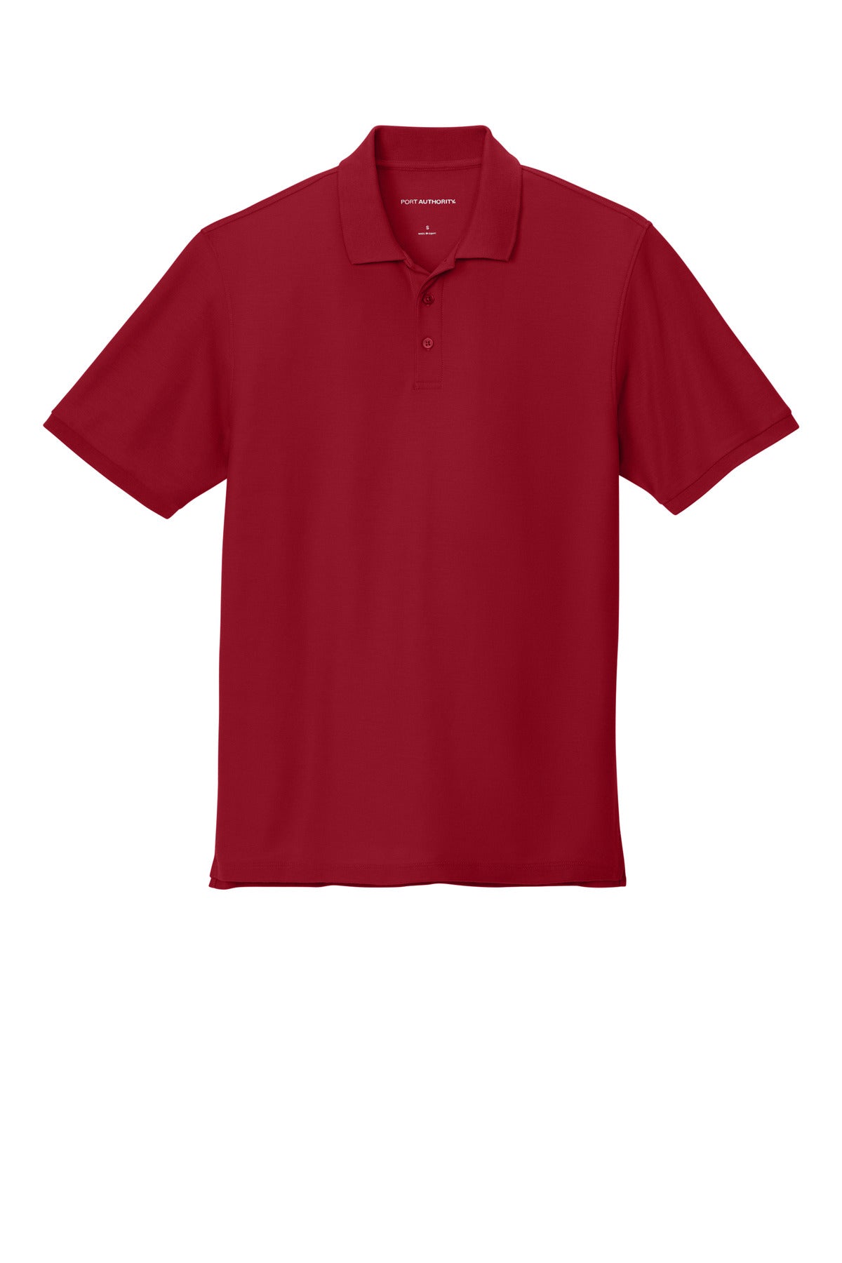 Custom Embroidered Port Authority Polos in Rich Red
