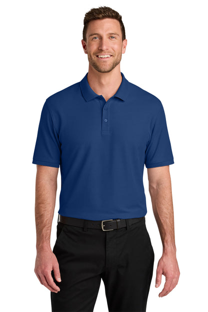 Custom Embroidered Port Authority Polos in Royal