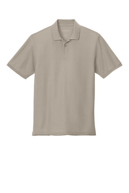Custom Embroidered Port Authority Polos in Sahara