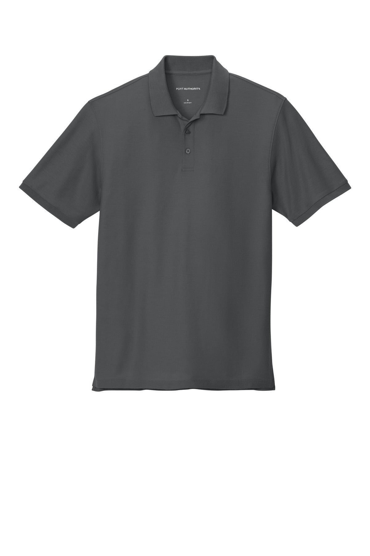 Custom Embroidered Port Authority Polos in Storm Grey