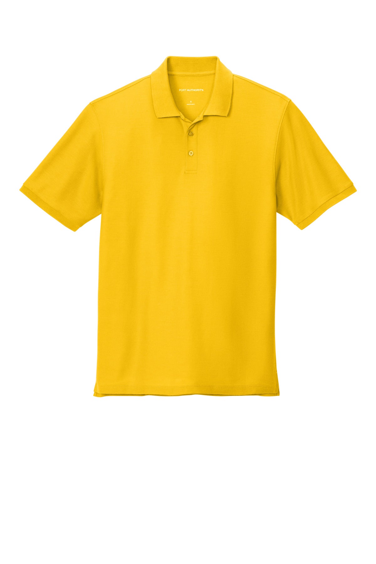 Custom Embroidered Port Authority Polos in Sunflower Yellow