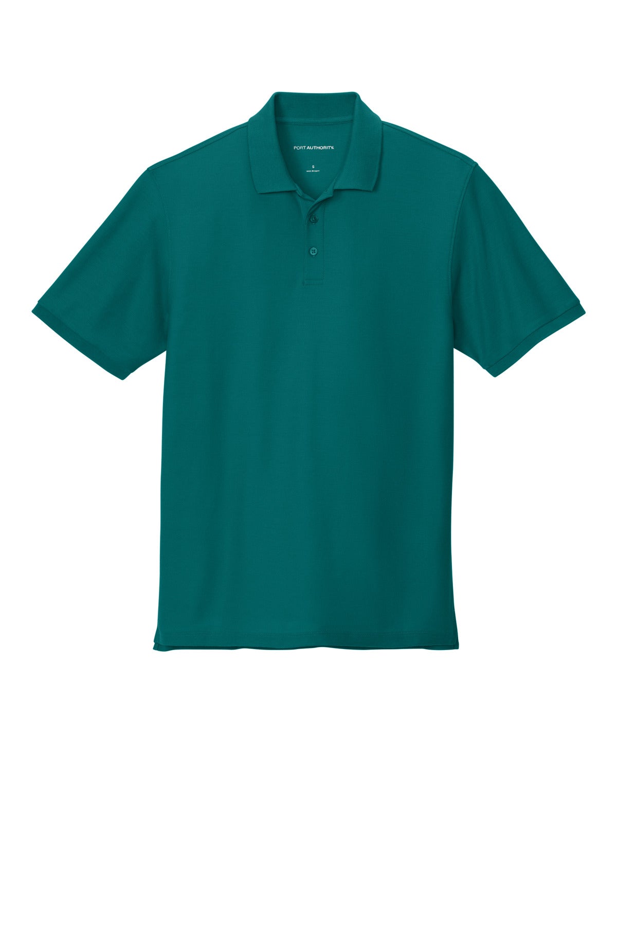 Custom Embroidered Port Authority Polos in Teal Green
