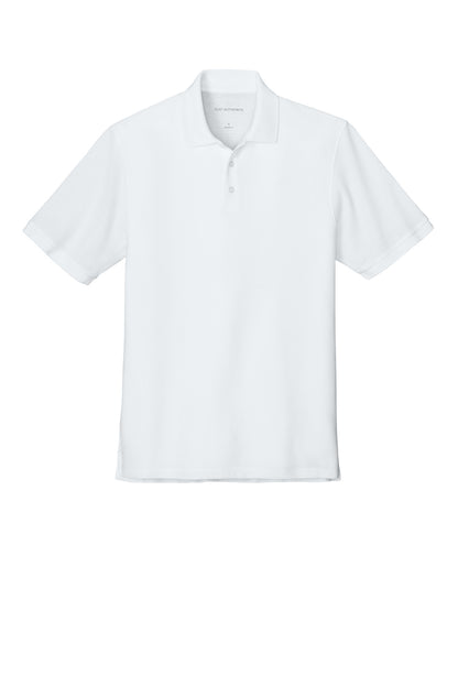 Custom Embroidered Port Authority Polos in White