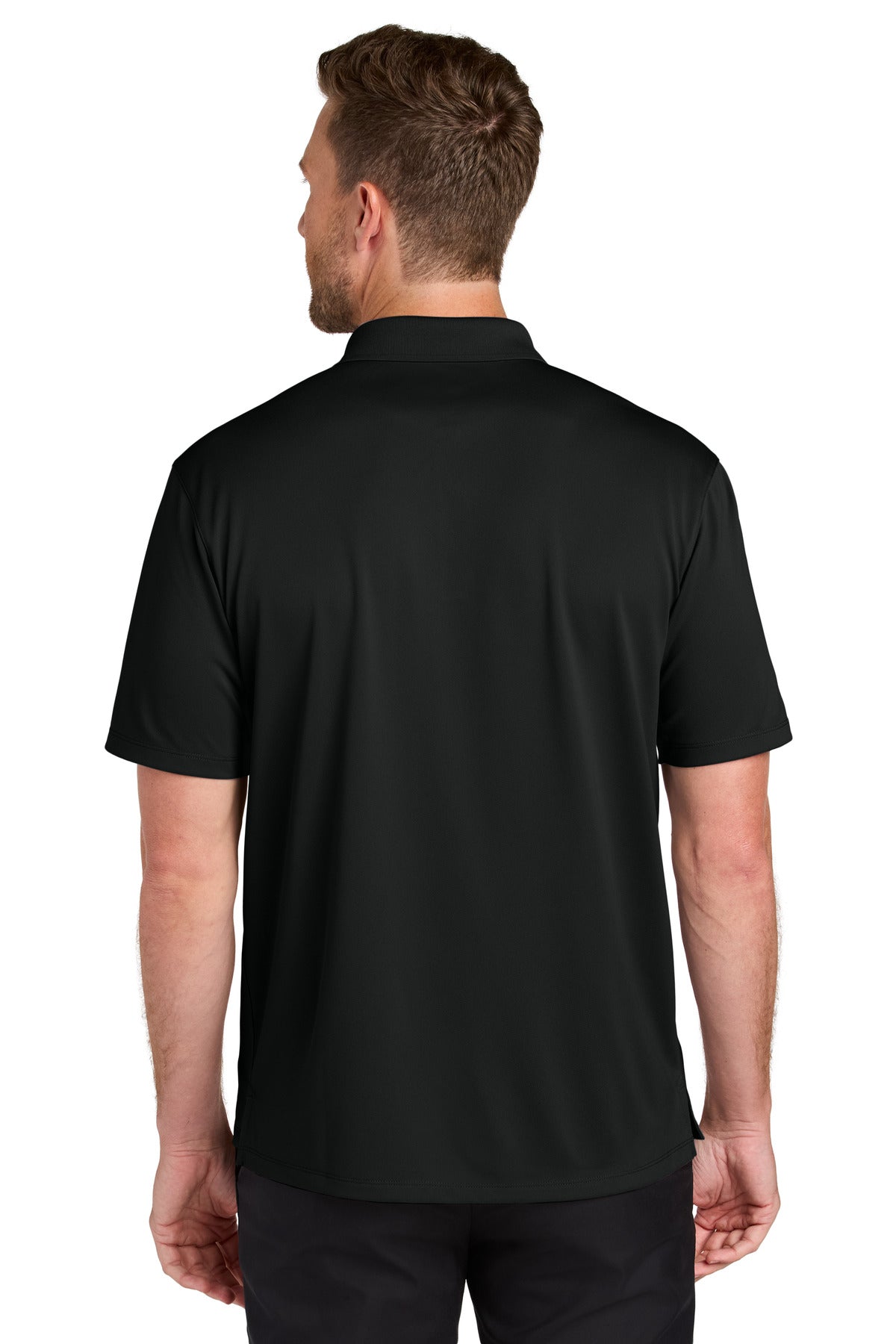 Custom Embroidered Port Authority Wearever Performance Pique Polo K240,Deep Black