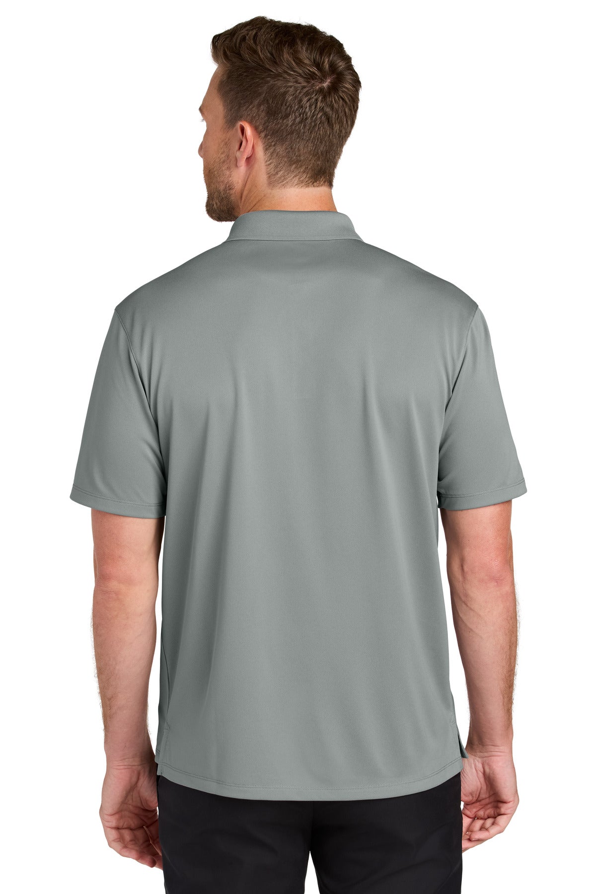 Custom Embroidered Port Authority Wearever Performance Pique Polo K240,Gusty Grey