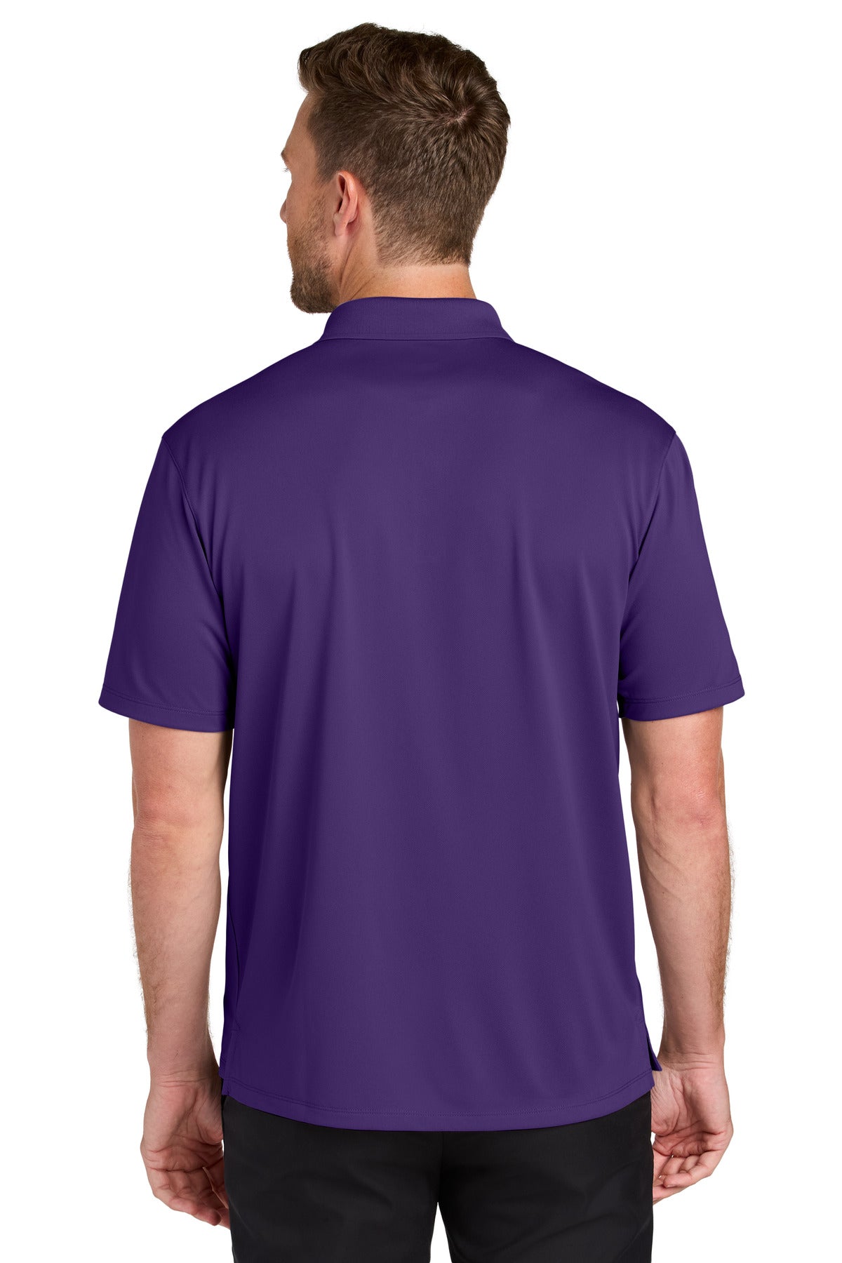 Custom Embroidered Port Authority Wearever Performance Pique Polo K240,Prism Purple