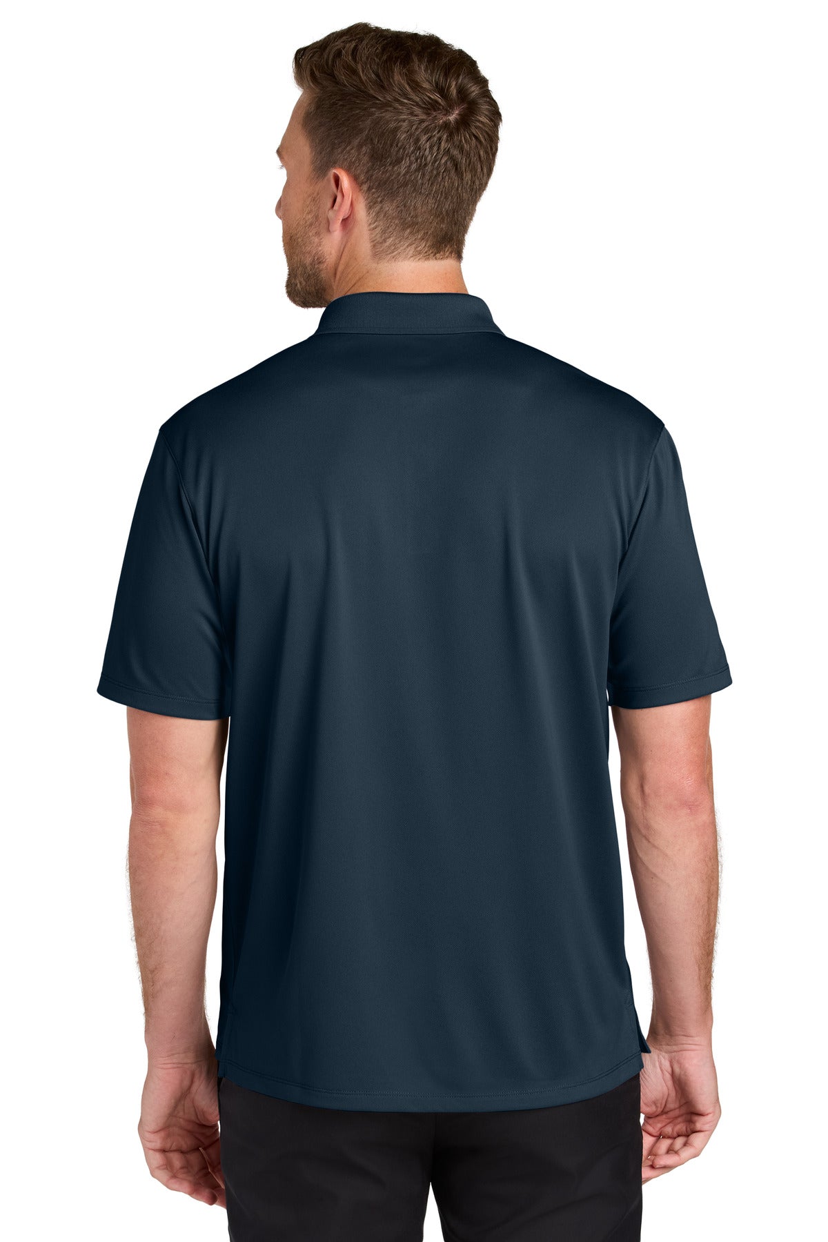 Custom Embroidered Port Authority Wearever Performance Pique Polo K240,River Blue Navy