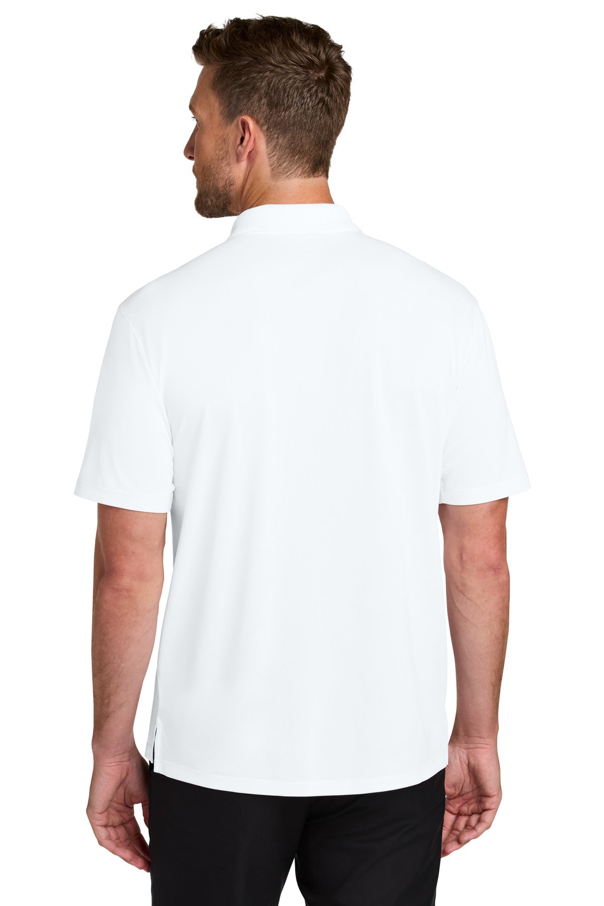 Custom Embroidered Port Authority Wearever Performance Pique Polo K240,White