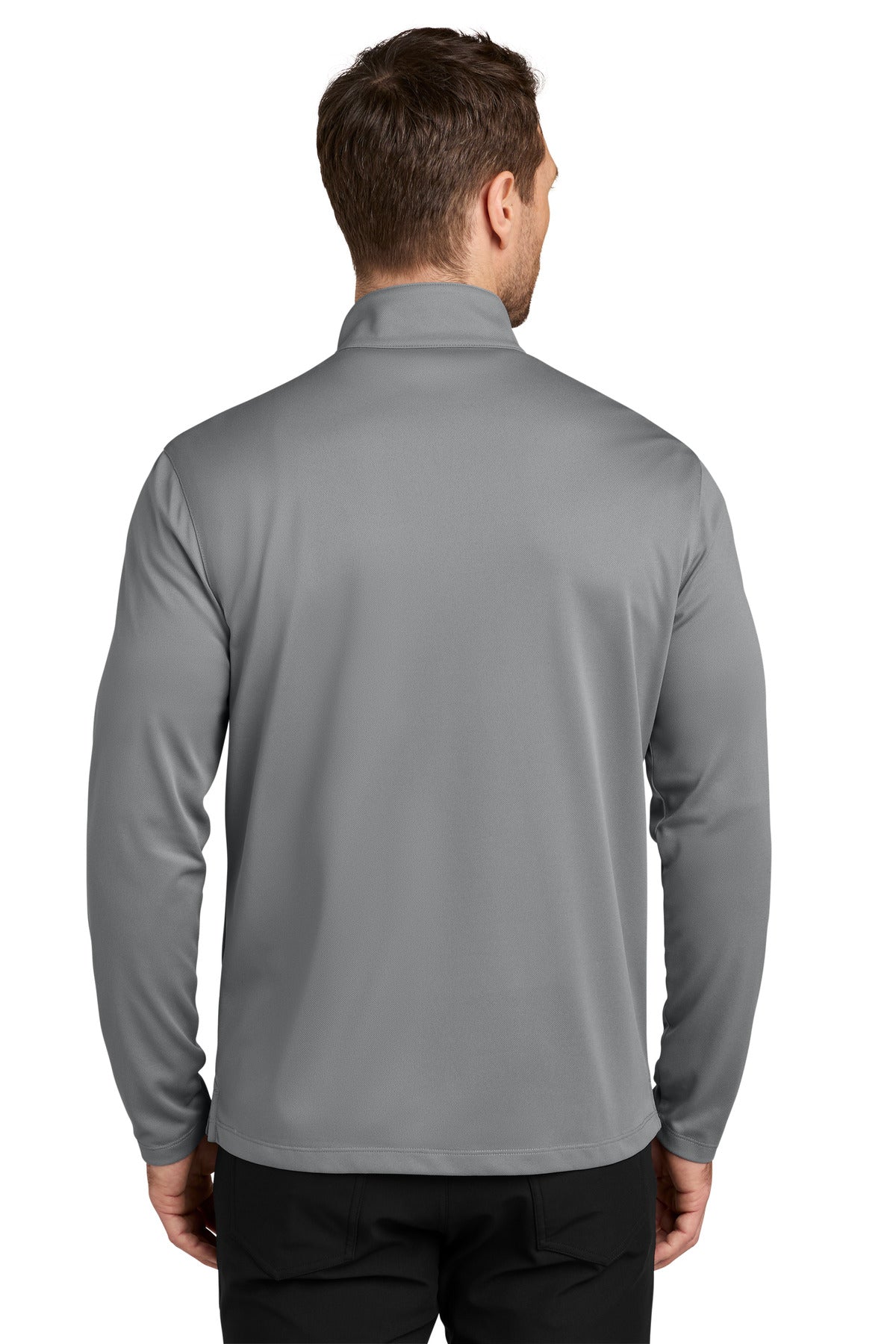 Custom Embroidered Port Authority Sweatshirts in Gusty Grey