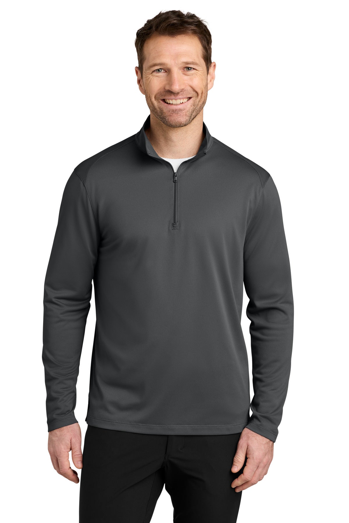 Custom Embroidered Port Authority Sweatshirts in Storm Grey