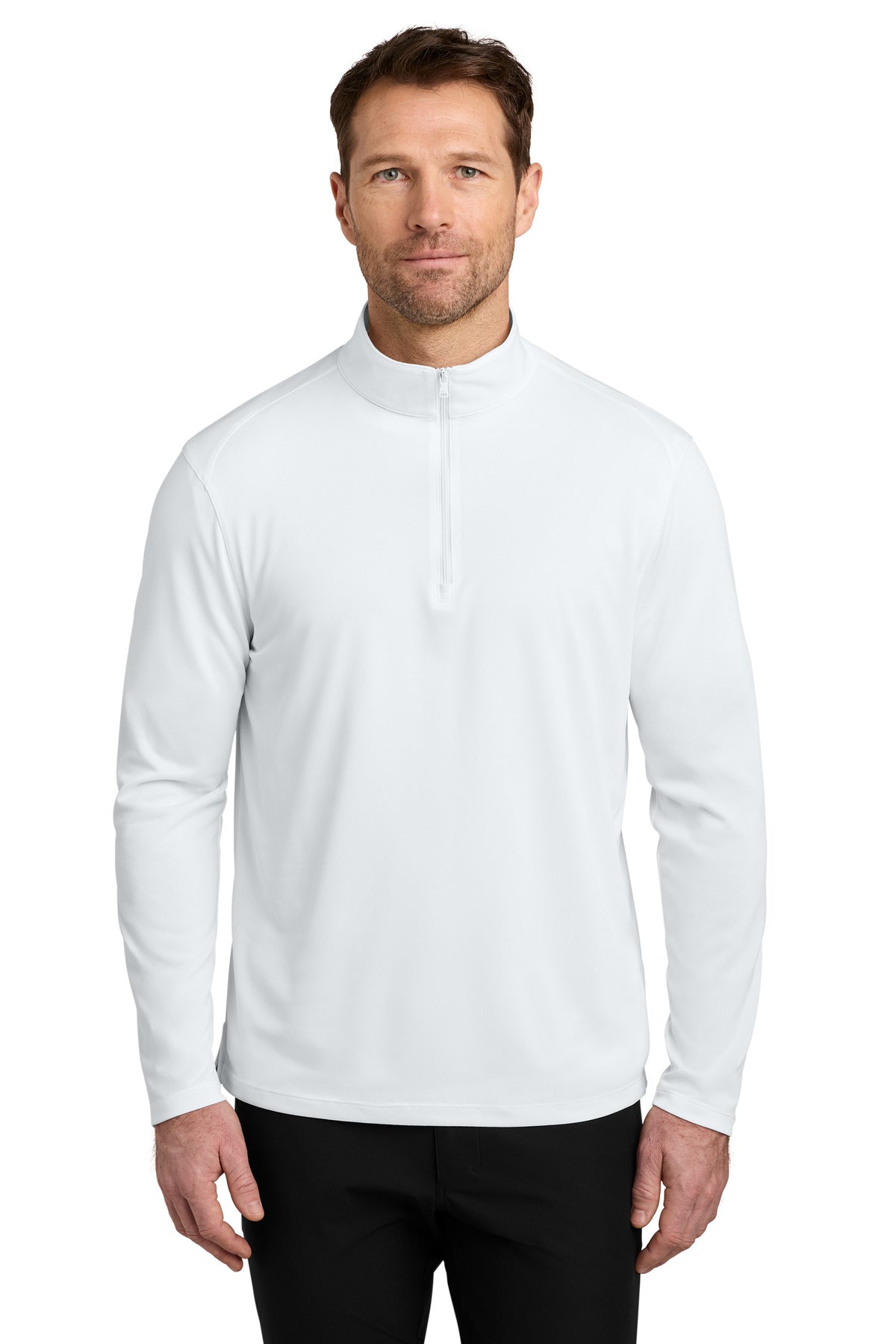 Custom Embroidered Port Authority Sweatshirts in White