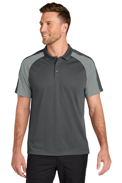 Custom Embroidered Port Authority Polos/Knits in Storm Grey/ Gusty Grey