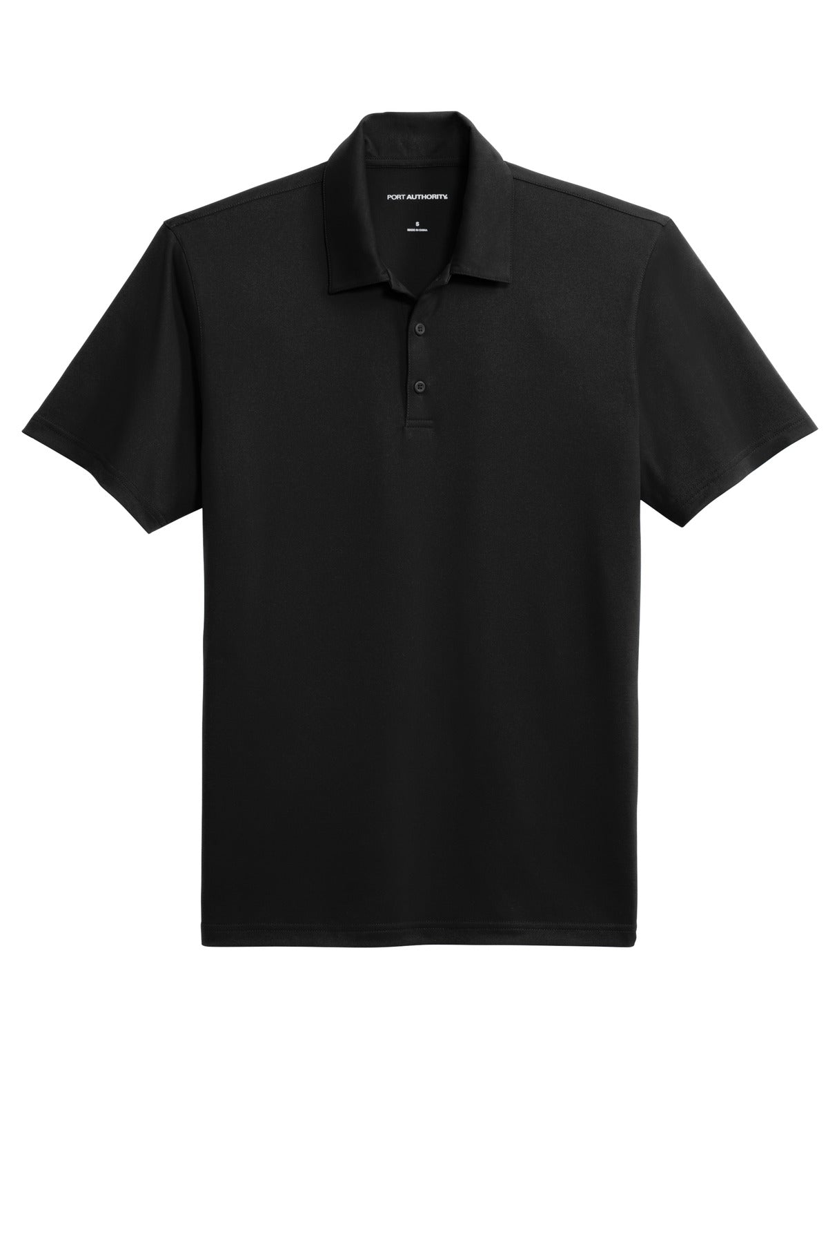 Custom Embroidered Port Authority Polos/Knits in Black