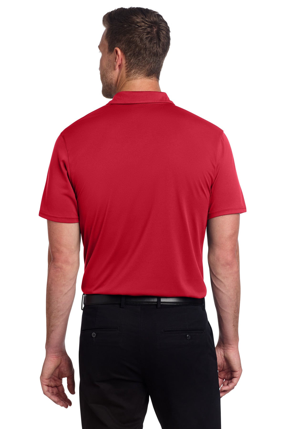 Custom Embroidered Port Authority Polos/Knits in Engine Red