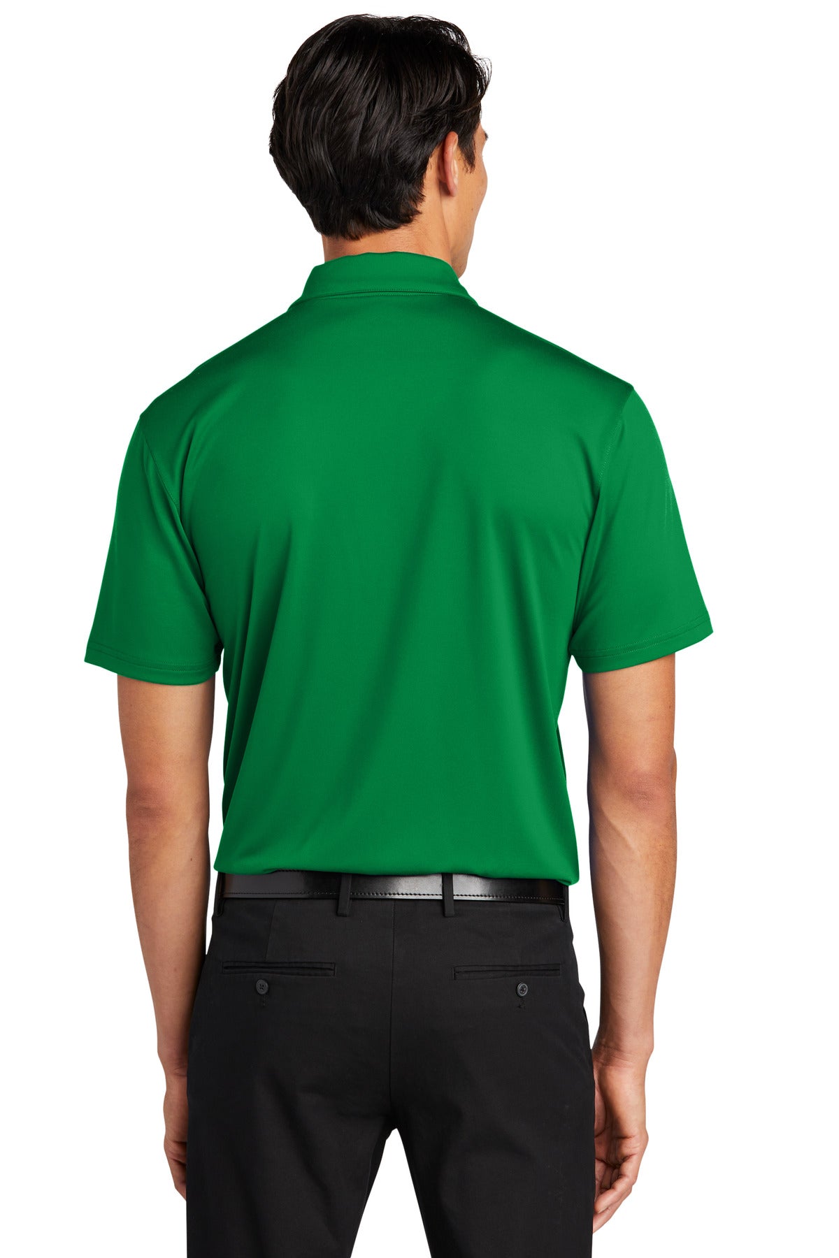 Custom Embroidered Port Authority Performance Staff Polo K398,Spring Green
