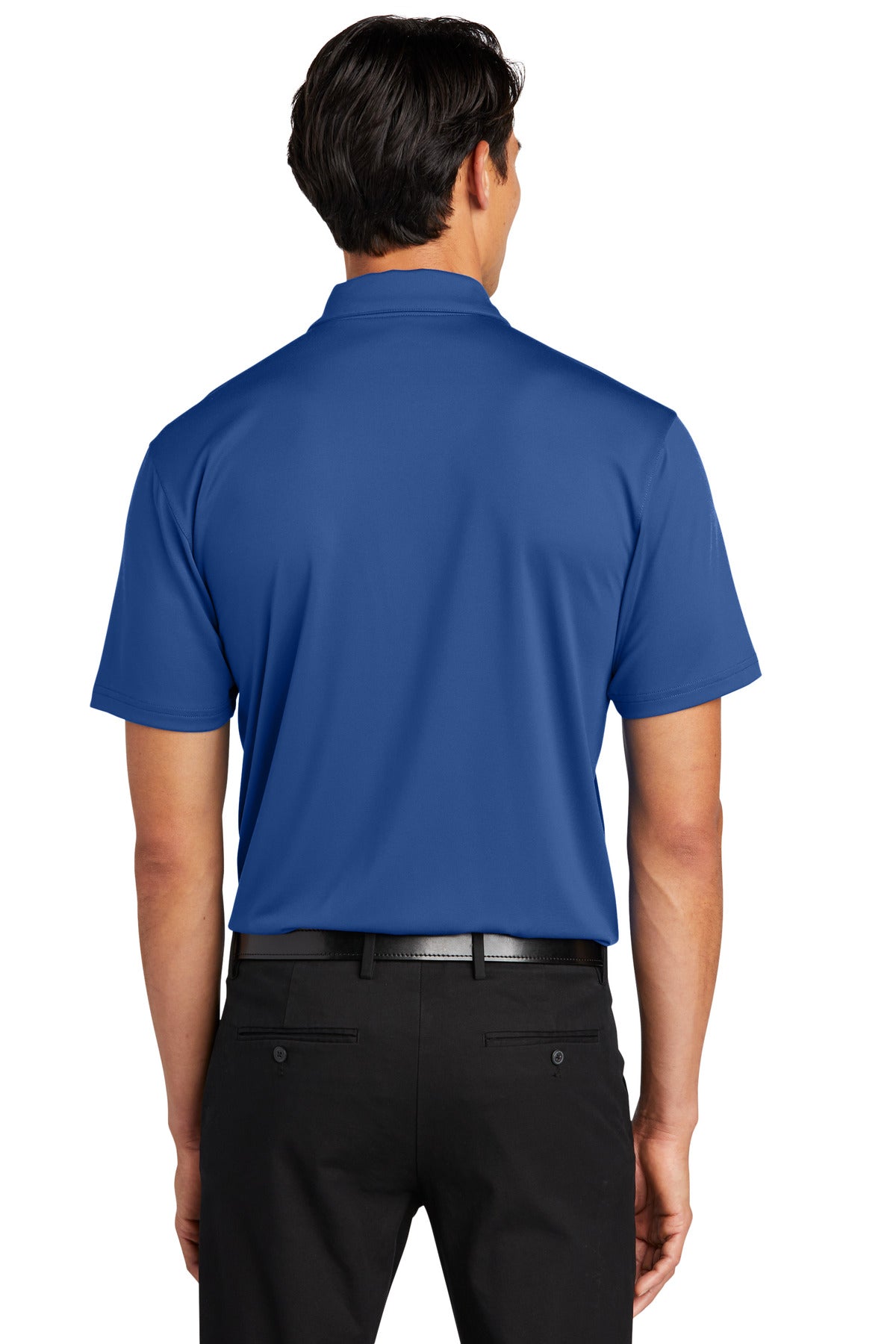 Custom Embroidered Port Authority Performance Staff Polo K398,True Blue