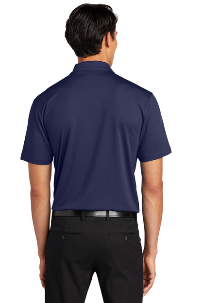 Custom Embroidered Port Authority Performance Staff Polo K398,True Navy