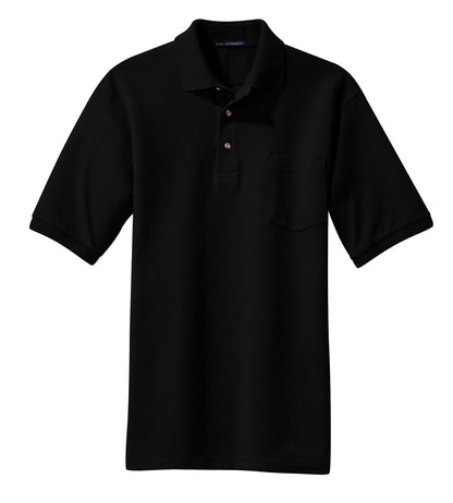 Port Authority Heavyweight Cotton Pique Polo with Pocket.  K420P