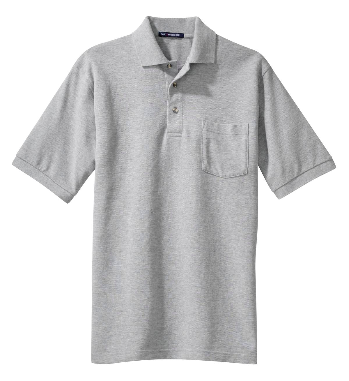 Port Authority Heavyweight Cotton Pique Polo with Pocket.  K420P
