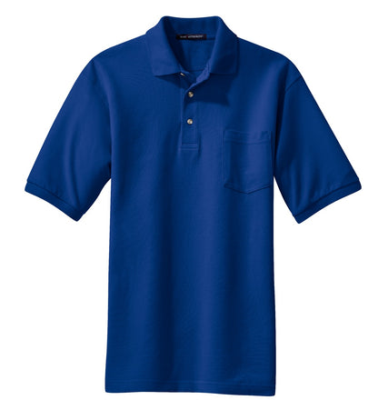 Port Authority Heavyweight Cotton Pique Polo with Pocket.  K420P