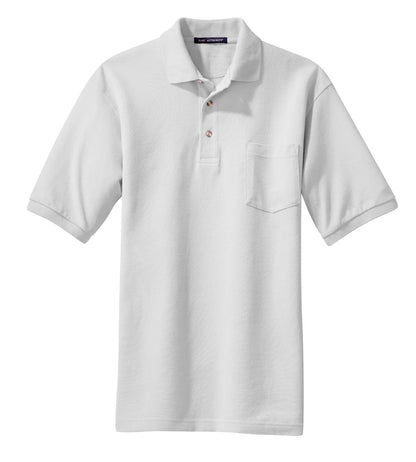 Port Authority Heavyweight Cotton Pique Polo with Pocket.  K420P