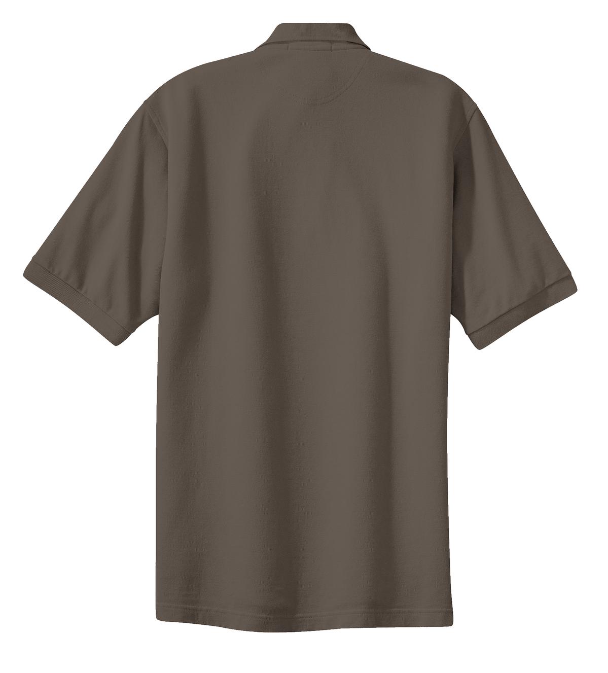 Port Authority Tall Heavyweight Cotton Pique Polo.  TLK420