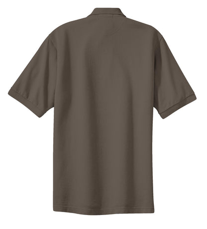 Port Authority Tall Heavyweight Cotton Pique Polo.  TLK420