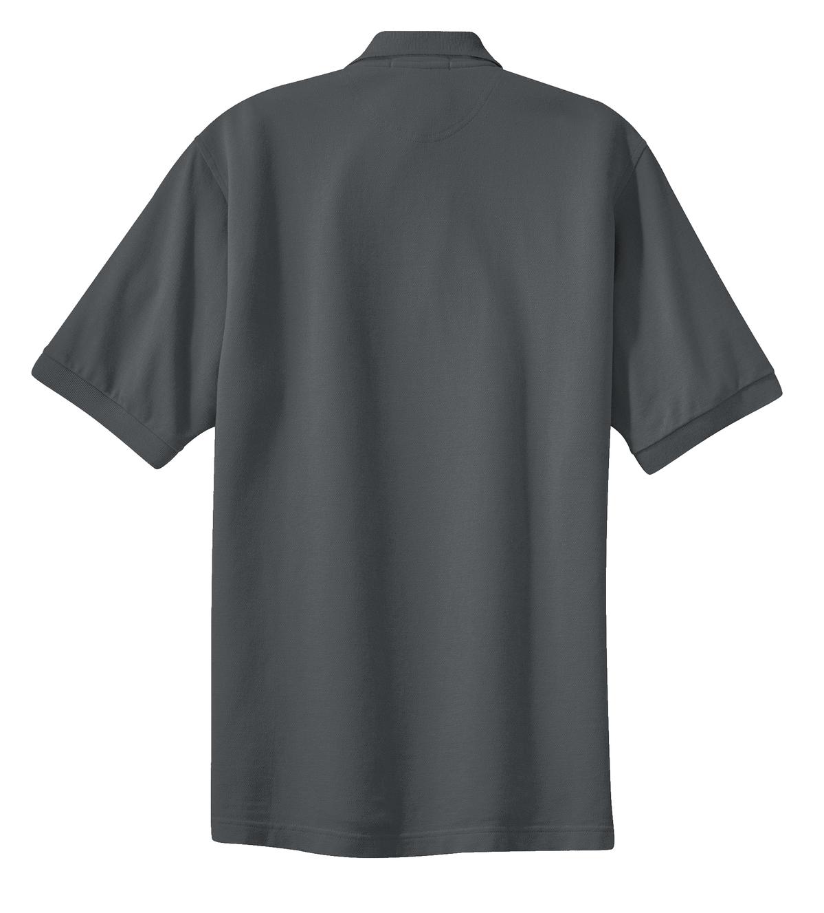 Port Authority Tall Heavyweight Cotton Pique Polo.  TLK420