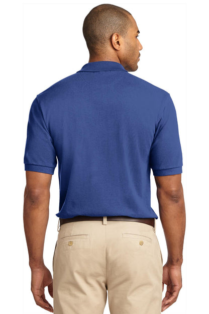 Custom Embroidered Port Authority Heavyweight Cotton Pique Polo.  K420,Royal